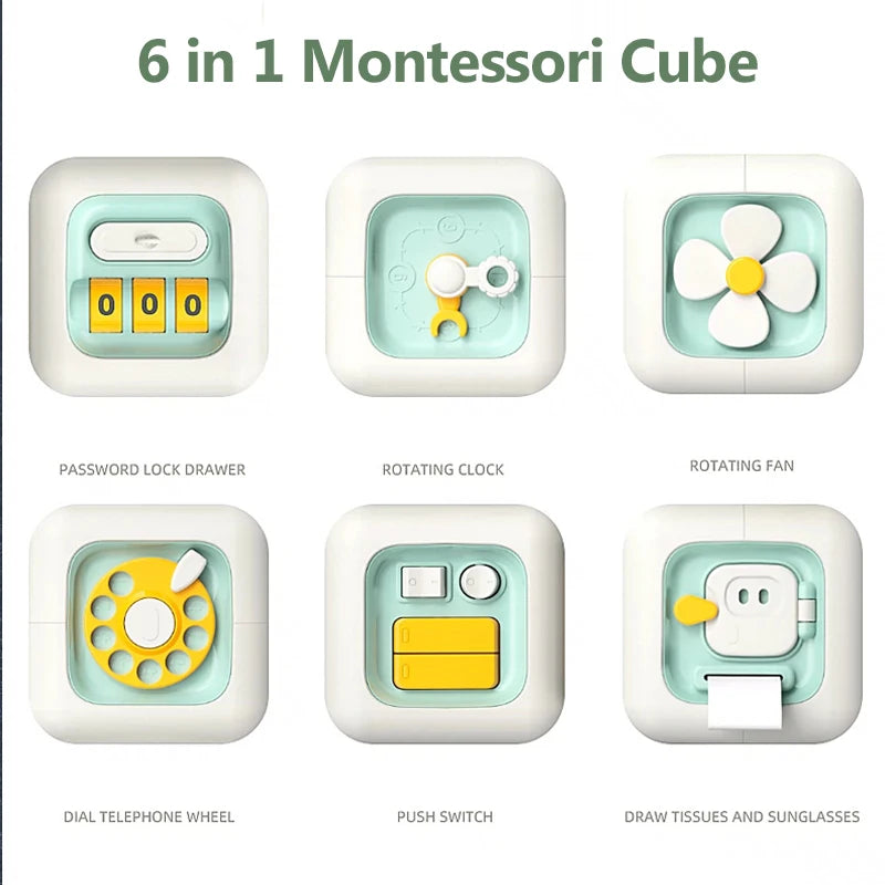 6 em 1 Montessori Brinquedo Educativo